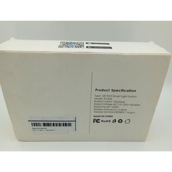 Smart Switch WiFi/Wireless Light Switch 3 Gang Switch - Picture 3 of 4